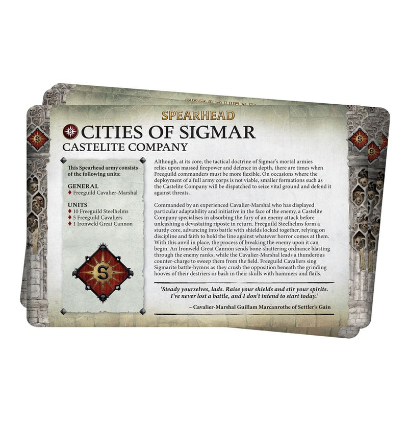 Faction Pack: Cities of Sigmar (español)