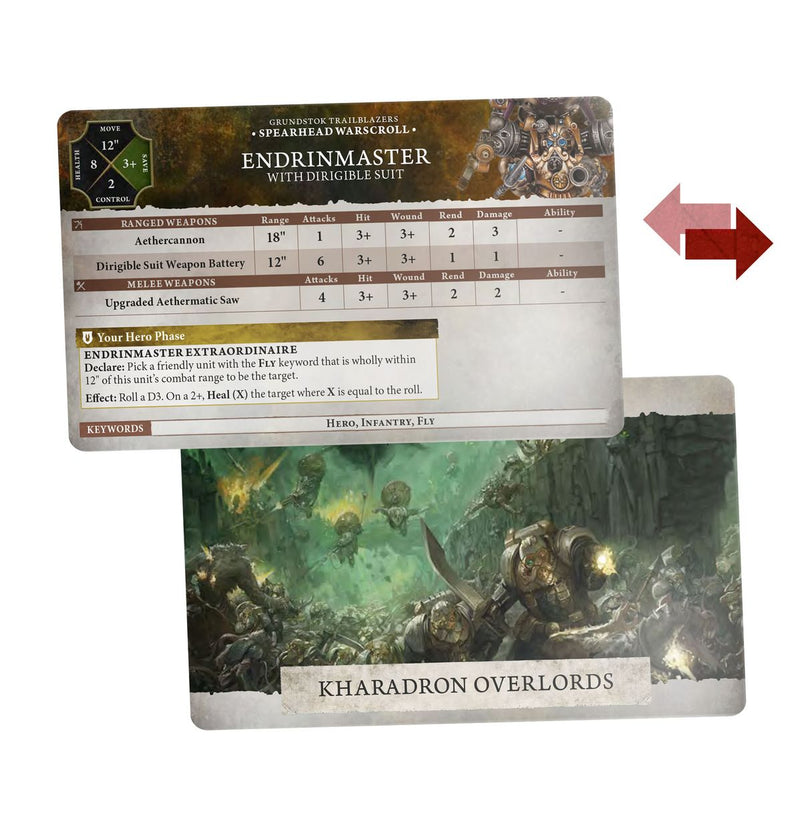 WSR CARDS: KHARADRON OVERLORDS (ENGLISH)