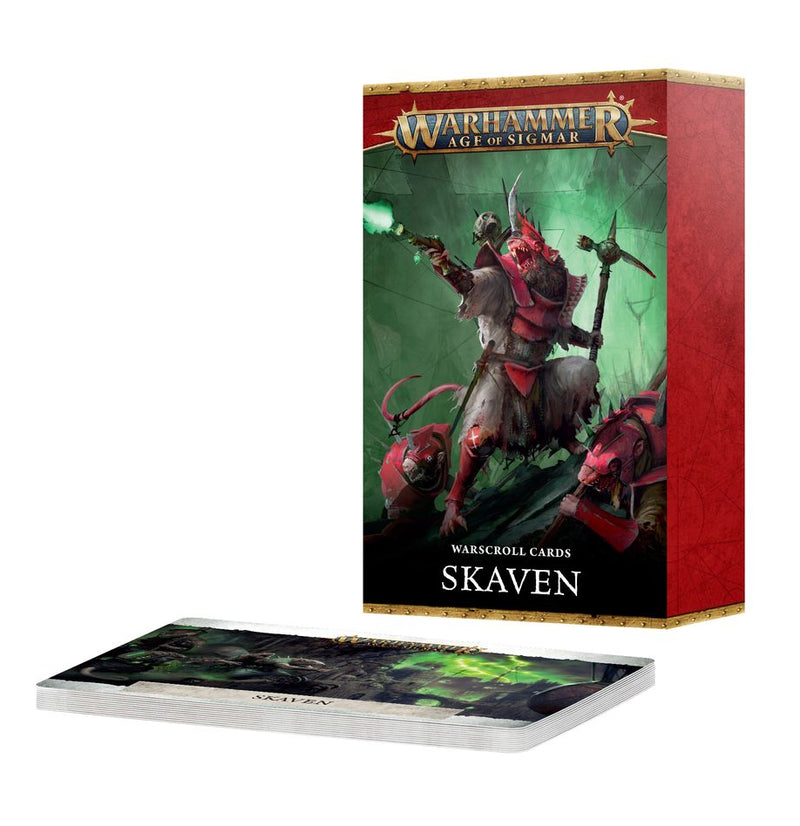 Warscroll Cards: Skaven (ingles)