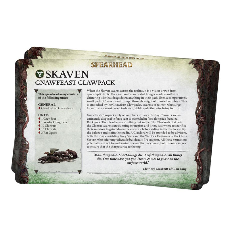 Faction Pack: Skaven (ingles)