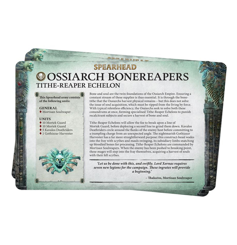 Faction Pack: Ossiarch Bonereapers (español)