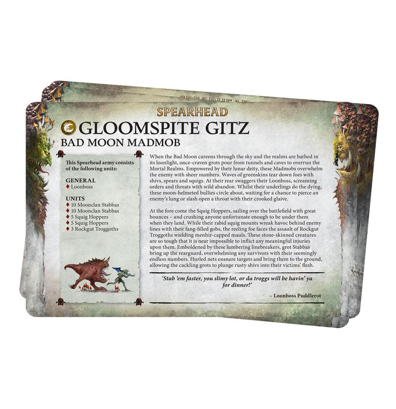 Faction Pack: Gloomspite Gitz (español)