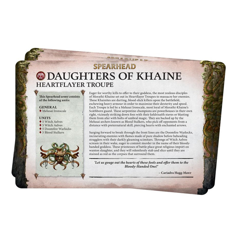 Faction Pack: Daughters of Khaine (español)