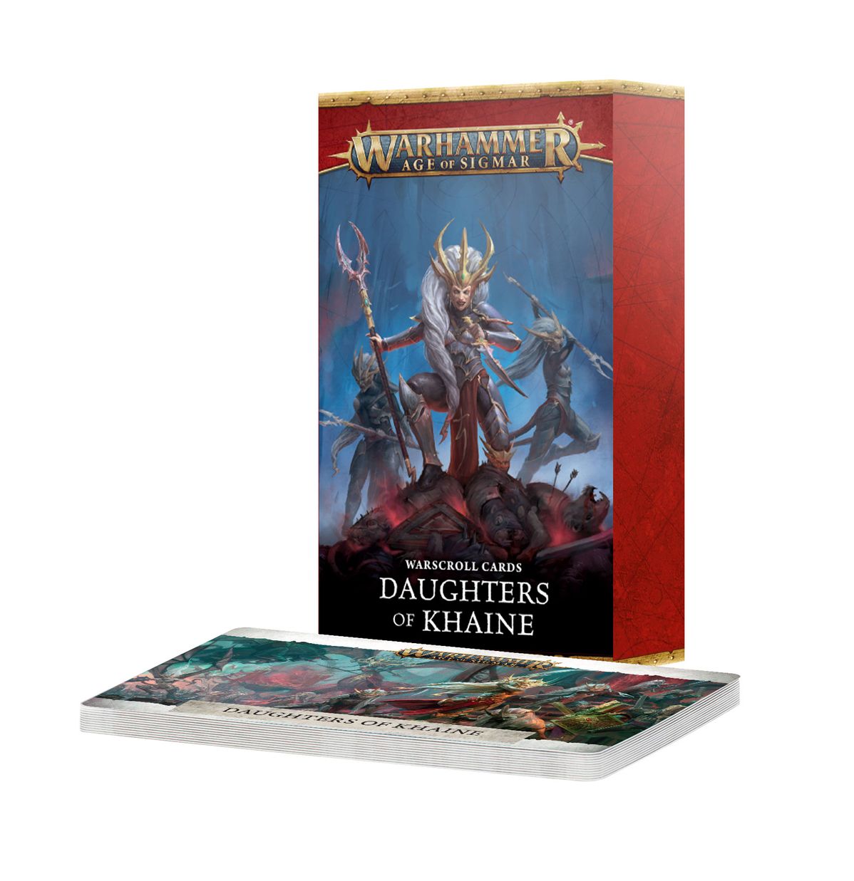 WARSCROLL CARDS : DAUGHTERS OF KHAINE ENG