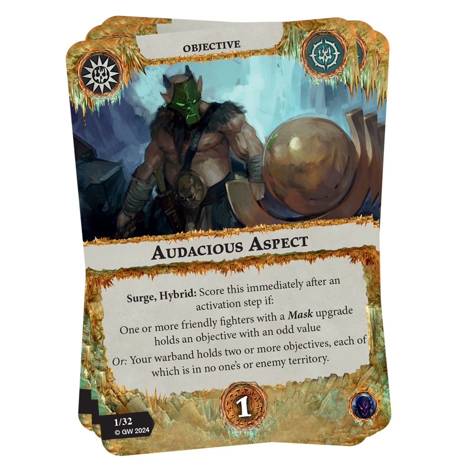 WARHAMMER UNDERWORLDS: DEATHGORGE – MALEVOLENT MASKS RIVALS DECK (español)