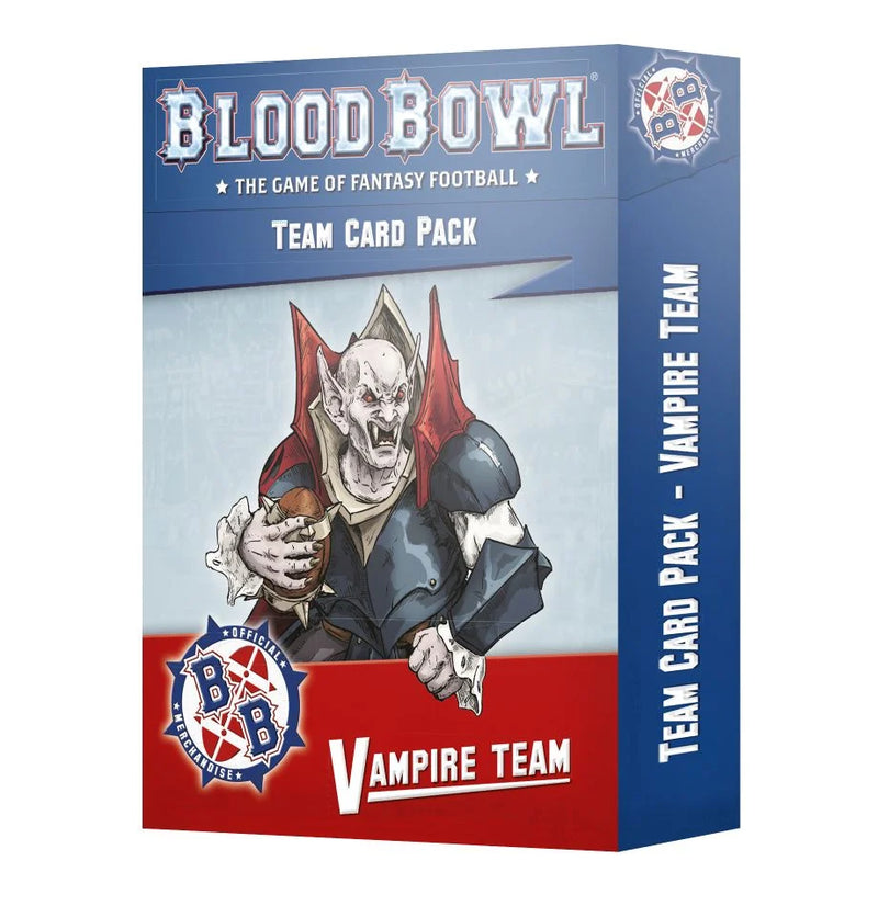 Pack de cartes de l'équipe des vampires de Blood Bowl