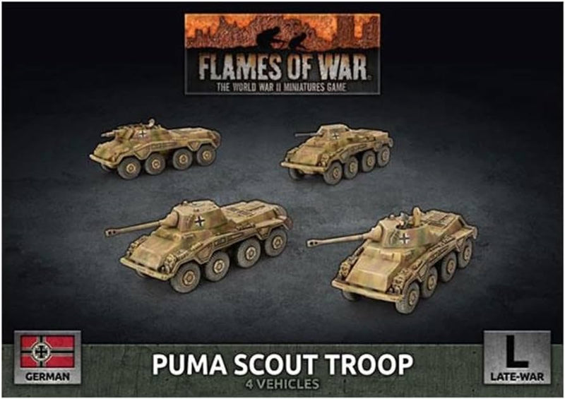 Flames of War : Late War : Allemand : Troupe de reconnaissance Puma