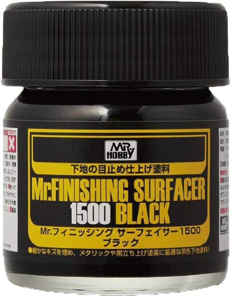 Mr Hobby Mr. Finishing Surfacer 1500 BLACK - 40 ML