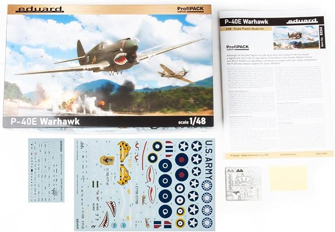 EDU82241 Eduard 1/48 Profile Pack P-40E Plastic Model