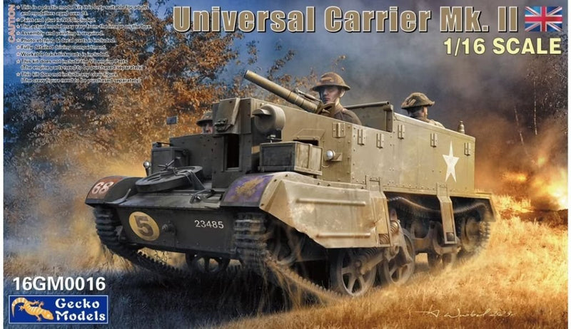 Universal Carrier Mk. II Gecko Models No. 16GM0016 1:16