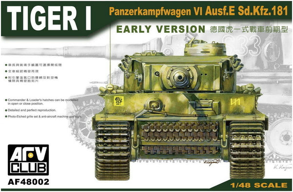 AFV Club Tiger Panzerkampfwagen VI Sd.Kfz.181 Début