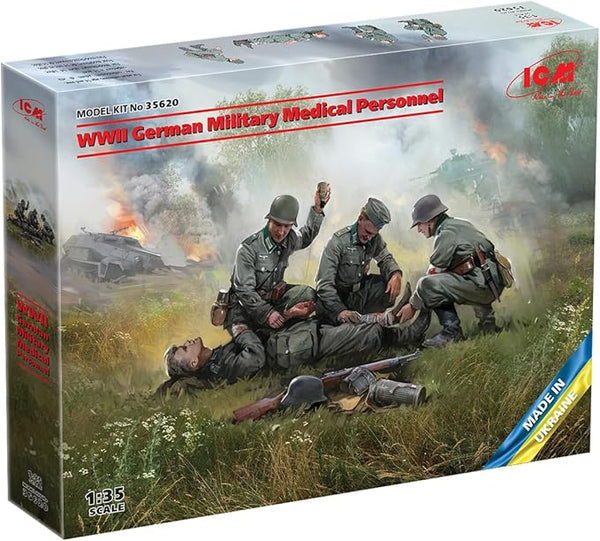 ICM35620 1/35 ICM  WW2 German Military Medical Team Figure Set