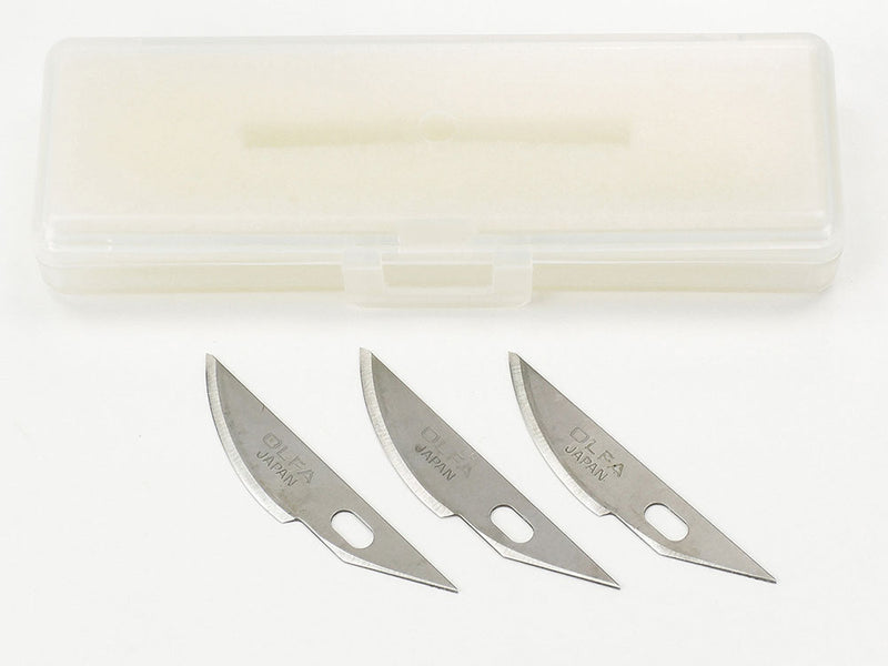 TAMIYA - MODELER'S KNIFE PRO REPLACEMENT BLADE (CURVED, 3PCS.) TAM 74100