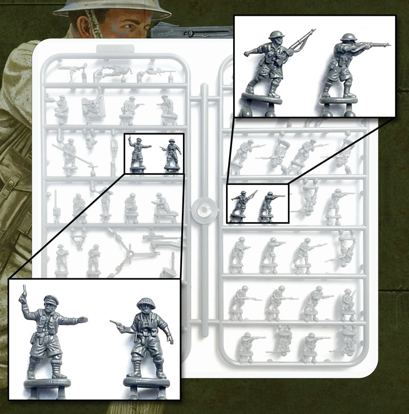 VICTRIX - 1:144/12 MM WW2 8th ARMY BRITISH INFANTRY VG12033