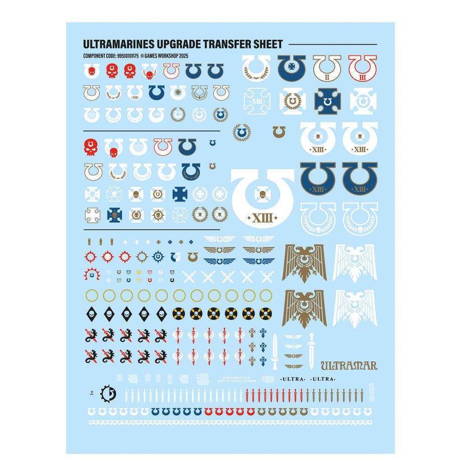 ULTRAMARINES: UPGRADES AND TRANSFERS