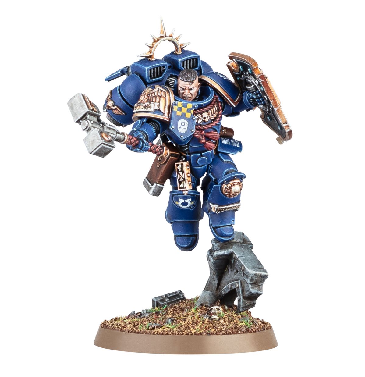 S/M: CAPTAIN W/JUMP PACK & RELIC SHIELD