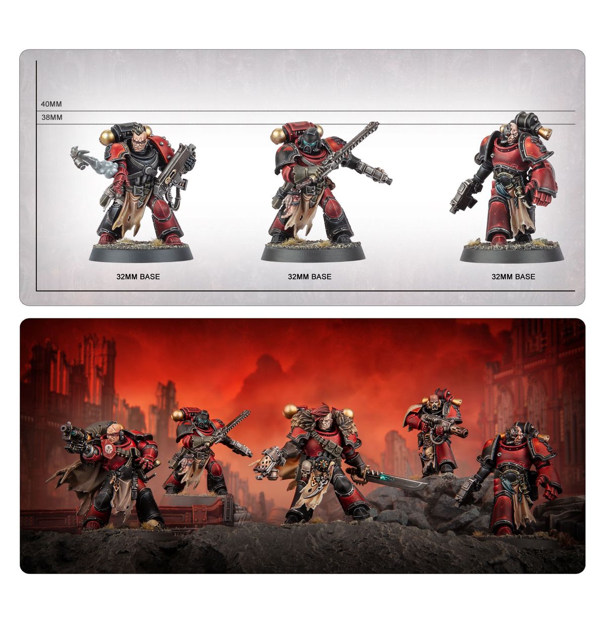 CHAOS SPACE MARINES : RED CORSAIRS RAIDERS