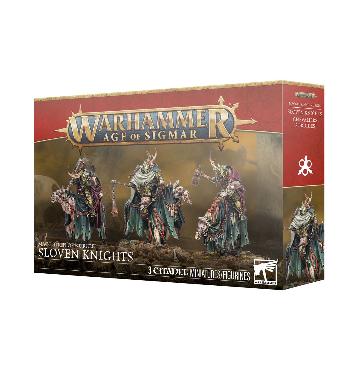 MAGGOTKIN OF NURGLE : SLOVEN KNIGHTS