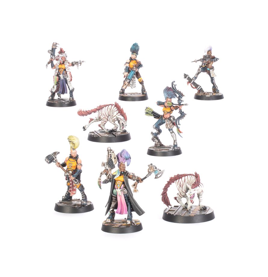 NECROMUNDA: ESCHER GANG MATRIARCHS & PHYRR CATS