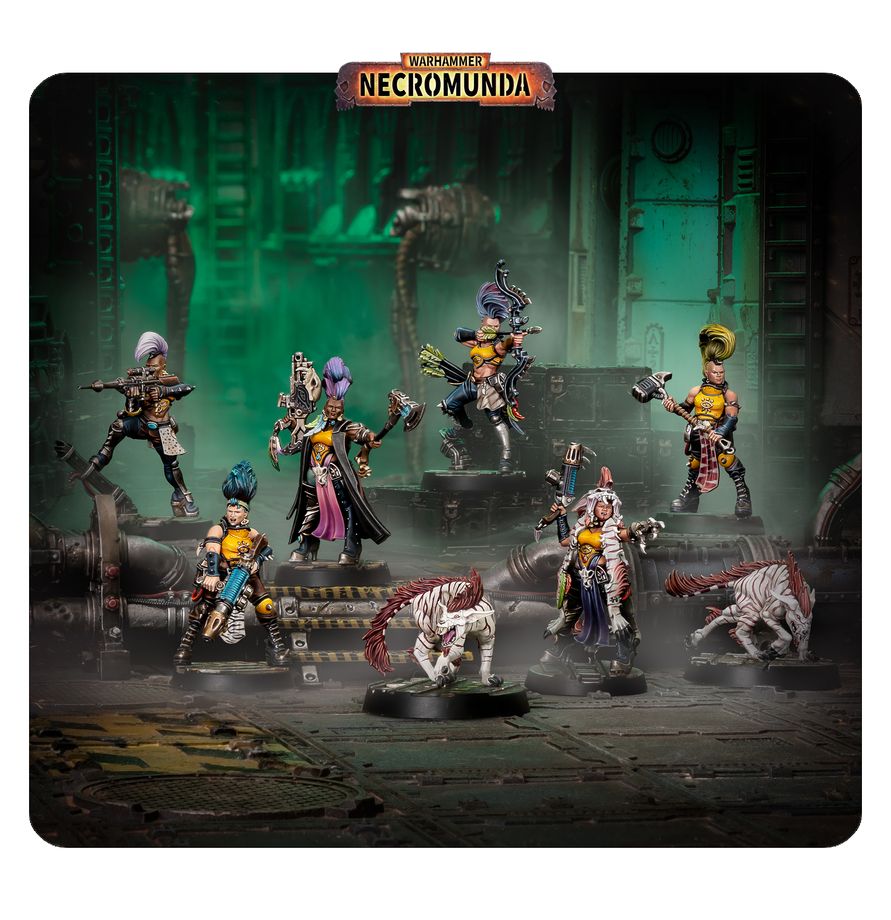 NECROMUNDA: ESCHER GANG MATRIARCHS & PHYRR CATS