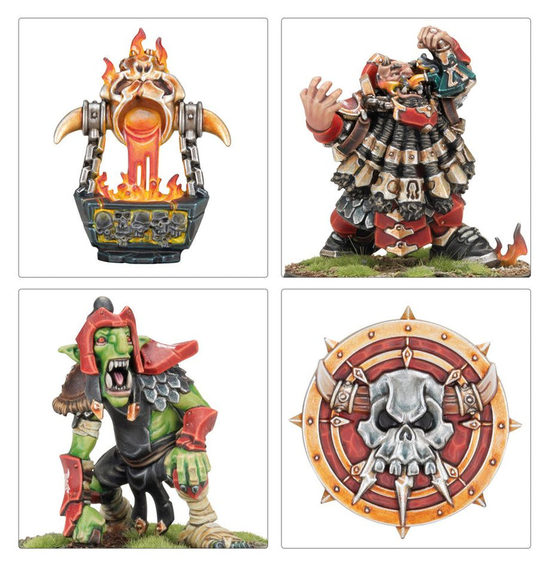 Chaos Dwarf Blood Bowl Team: The Zharr-Naggrund Ziggurats