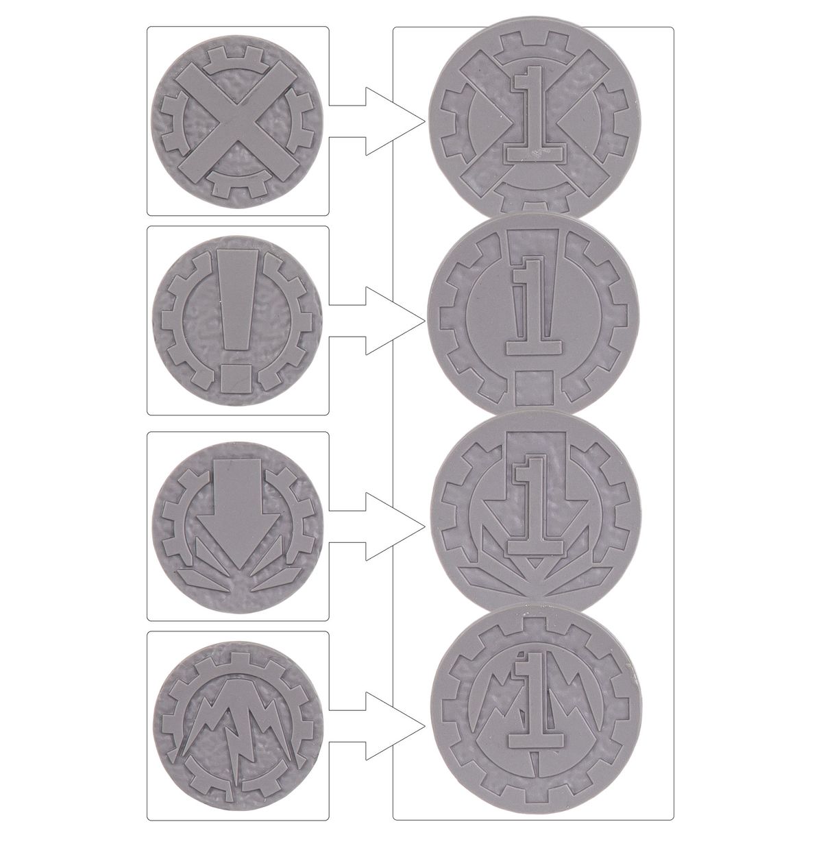AGE OF DARKNESS: MARKERS AND TOKENS