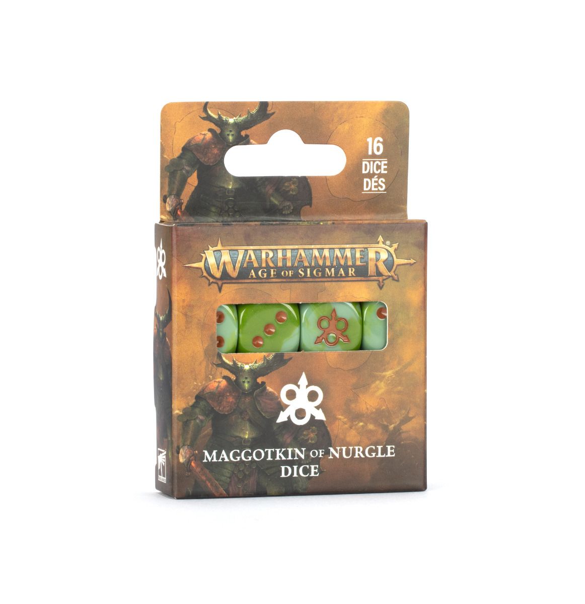 AGE OF SIGMAR : MAGGOTKIN OF NURGLE DICE