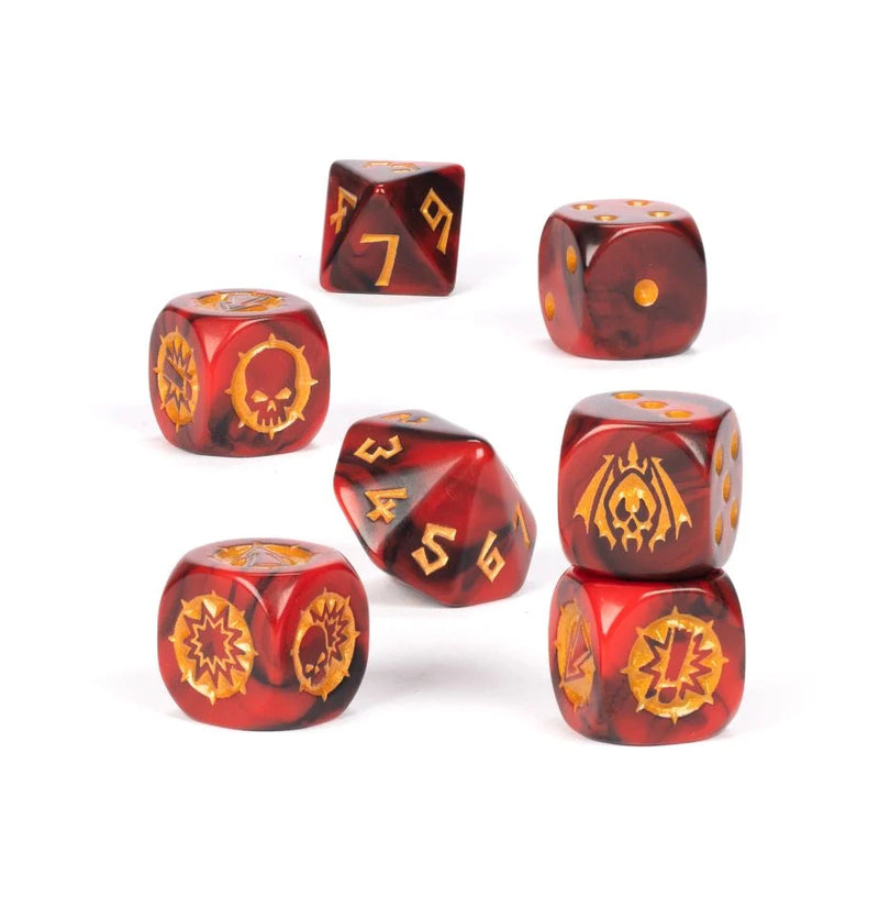 Blood Bowl Vampire Team Dice Set