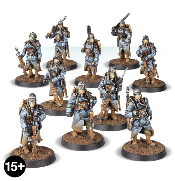 DEATH KORPS OF KRIEG INFANTRY SQUAD AT EASE