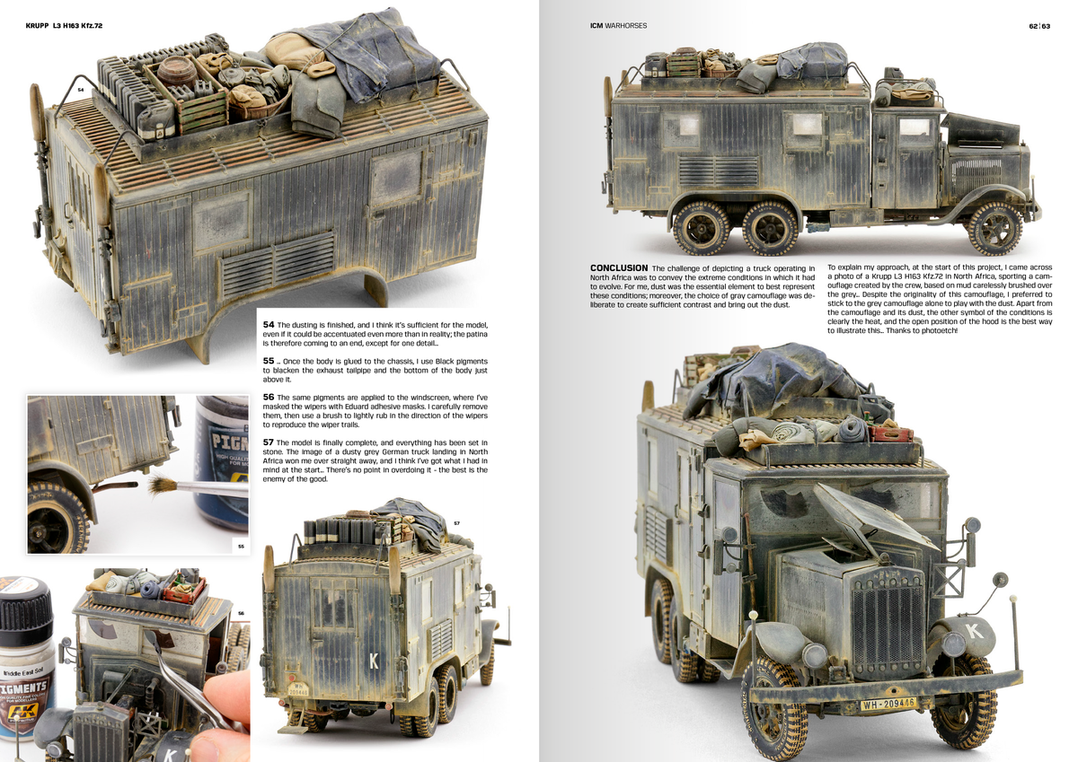 AK130011 ICM – HOW TO PAINT & WEATHER WW2 TRUCKS WARHORSES