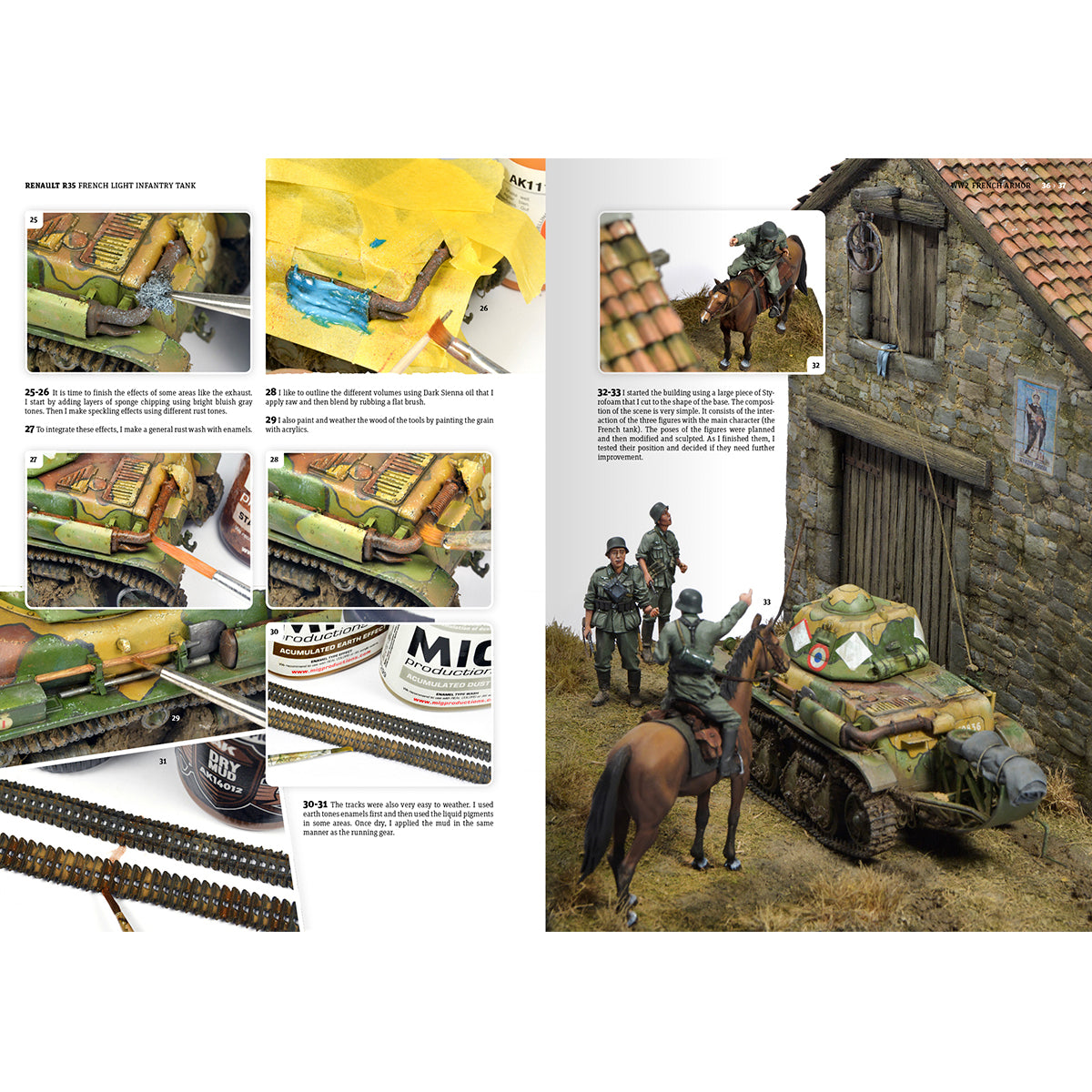 AK130027 FRENCH ARMOR – A GUIDE TO PAINTING & WEATHERING TECHNIQUES USING TAMIYA’S FRENCH WWII AFV MODELS