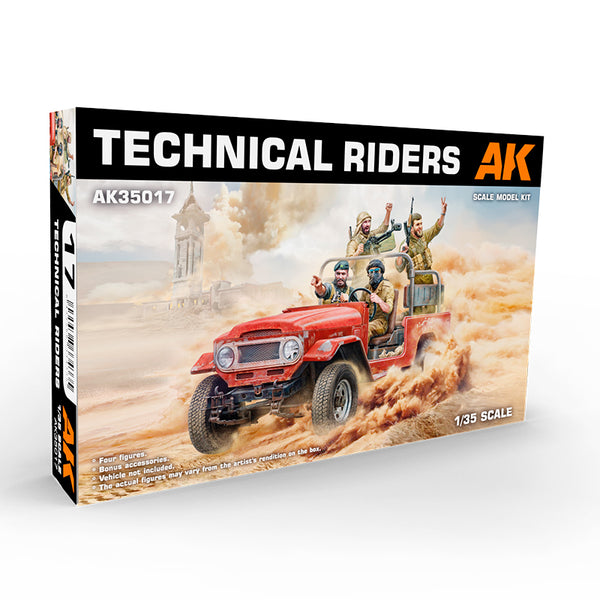 AK35017 TECHNICAL RIDERS 1/35