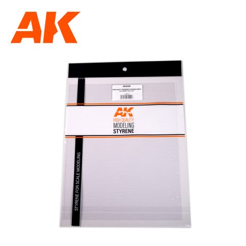 AK6584 WATER SHEET TRANSPARENT RUNNING WATER 245 X 195MM / 9.64 X 7.68 “ – TEXTURED ACRYLIC SHEET – 1 UNIT