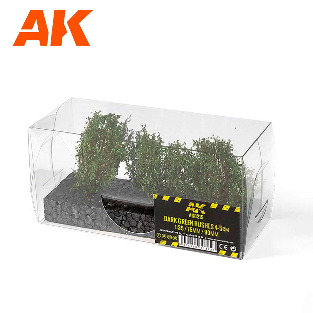 DARK GREEN BUSHES 4-5CM 1:35 / 75MM / 90MM