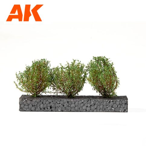 DARK GREEN BUSHES 4-5CM 1:35 / 75MM / 90MM