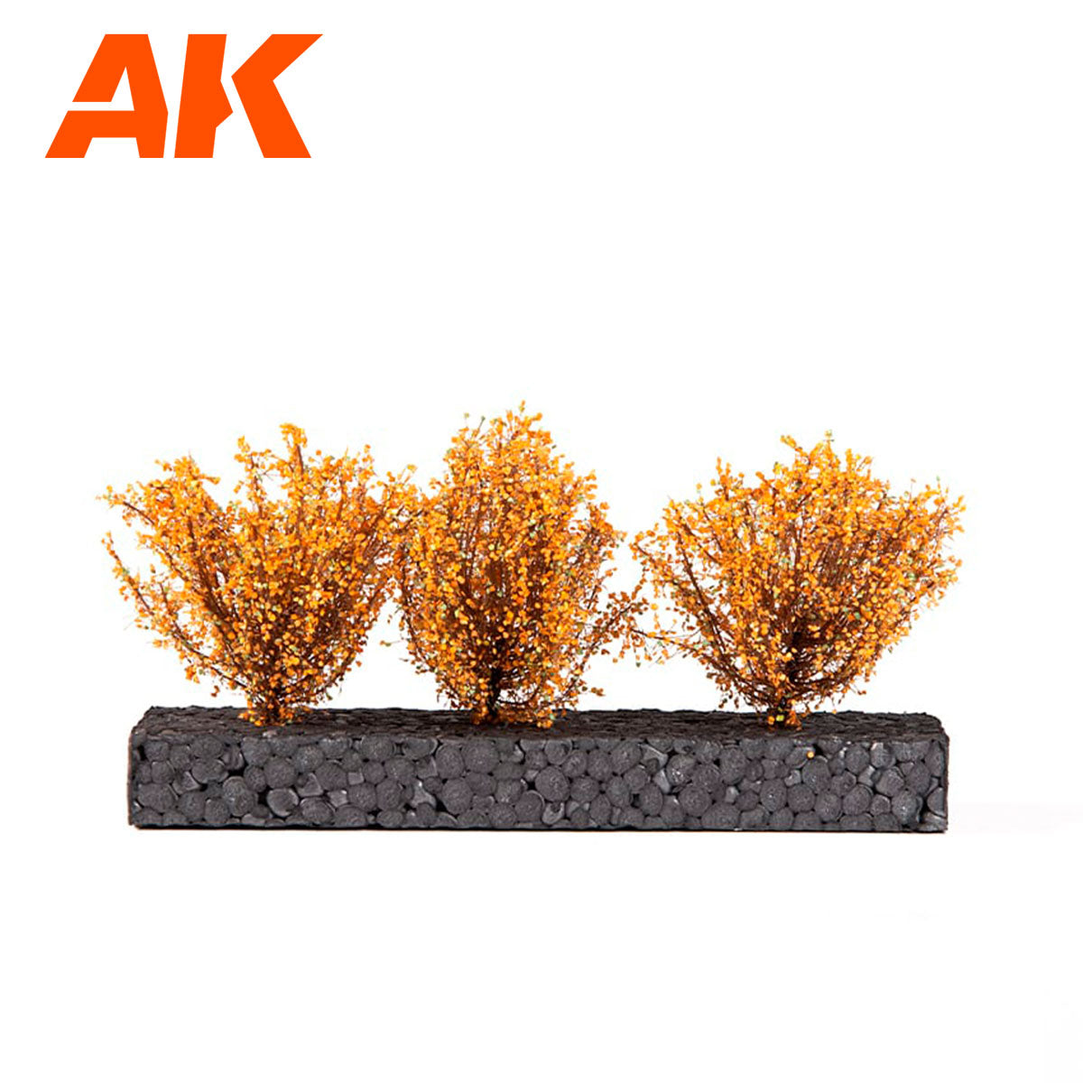DARK YELLOW BUSHES 4-5CM 1:35 / 75MM / 90MM