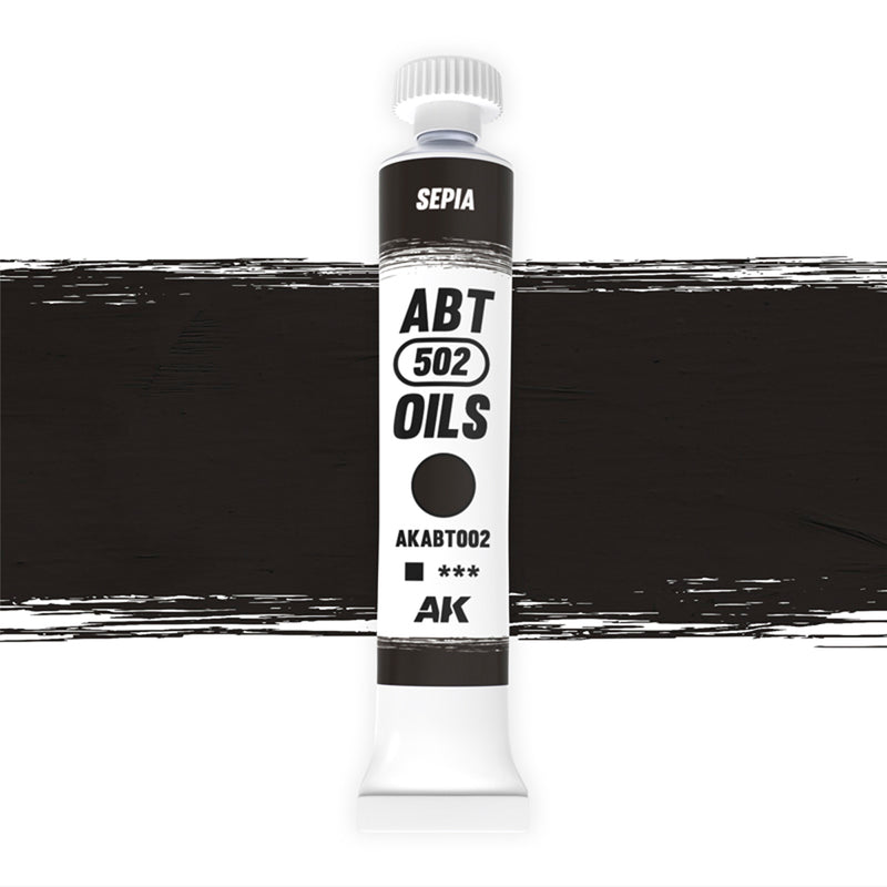 ABTEILUNG 502 SEPIA OIL PAINT 20ML AK ABT002