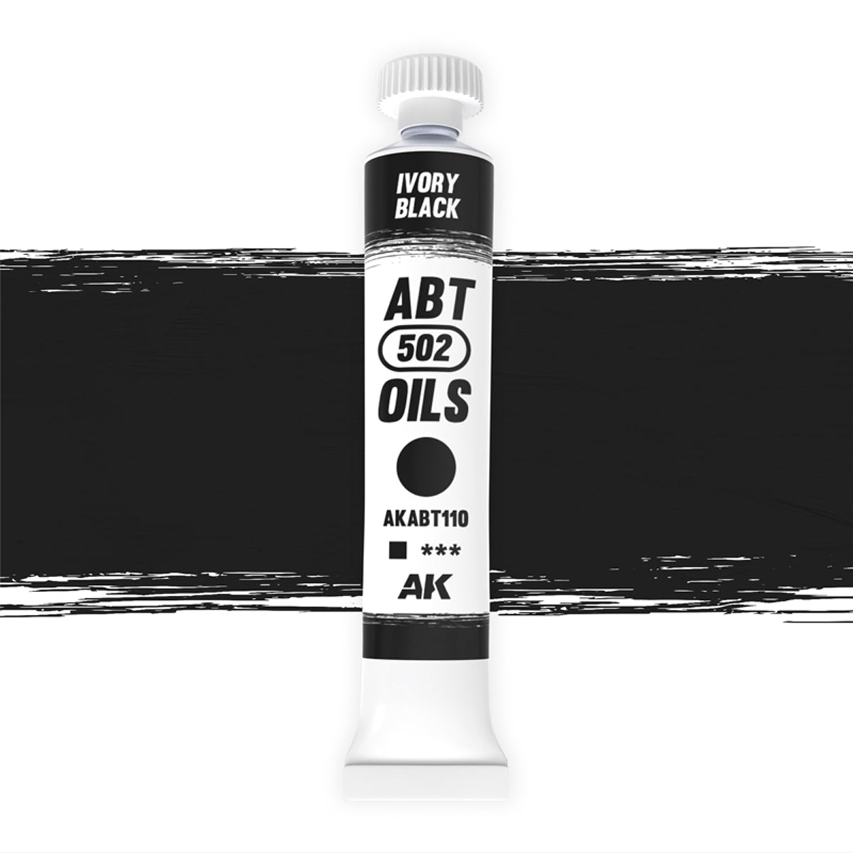 ABTEILUNG 502 BLACK OIL PAINT 20ML ABT110