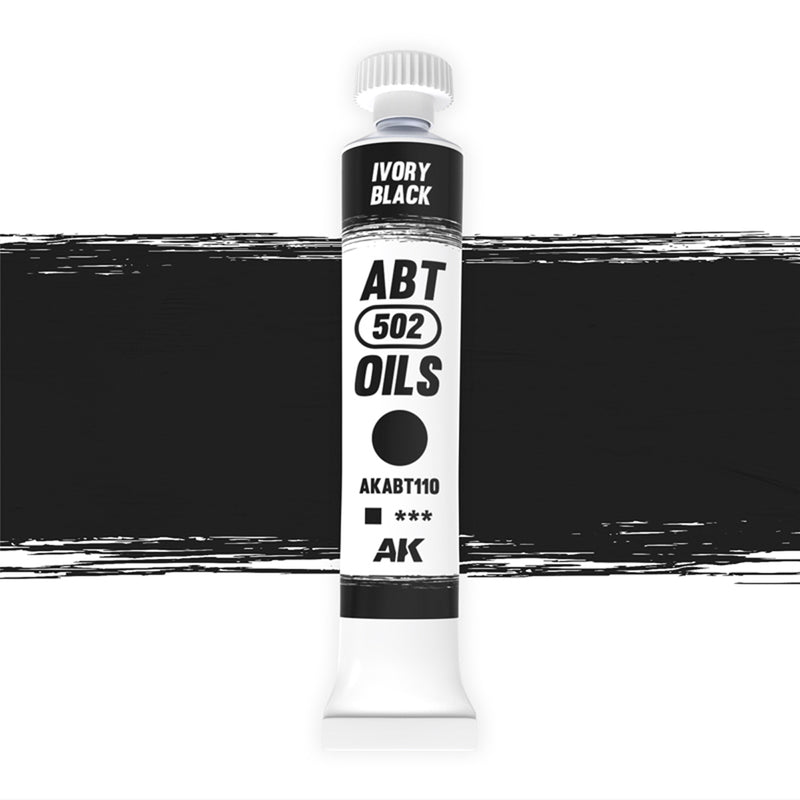 ABTEILUNG 502 BLACK OIL PAINT 20ML ABT110
