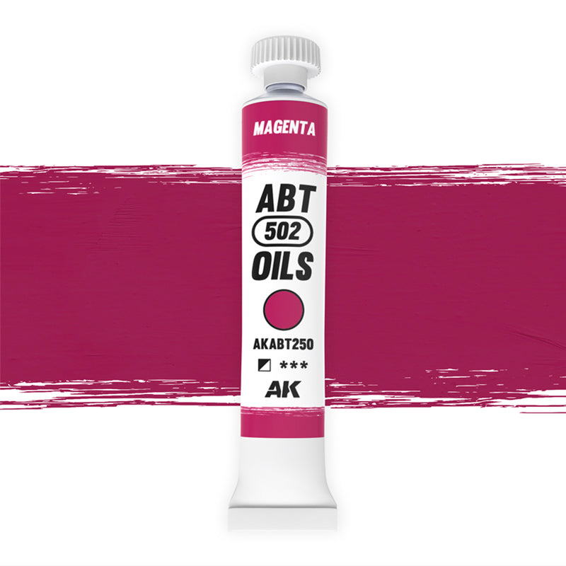 ABTEILUNG 502 MAGENTA OIL PAINT 20ML AK  ABT250
