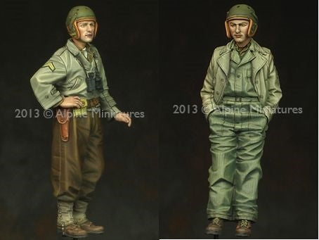 Alpine 1/35 3rd Armored Div. "Spearhead" Set (2 Figures) 35156