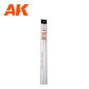 ANGLE 3 X 3 X 350 MM- STYRENE- 4 UNITS  AK6561
