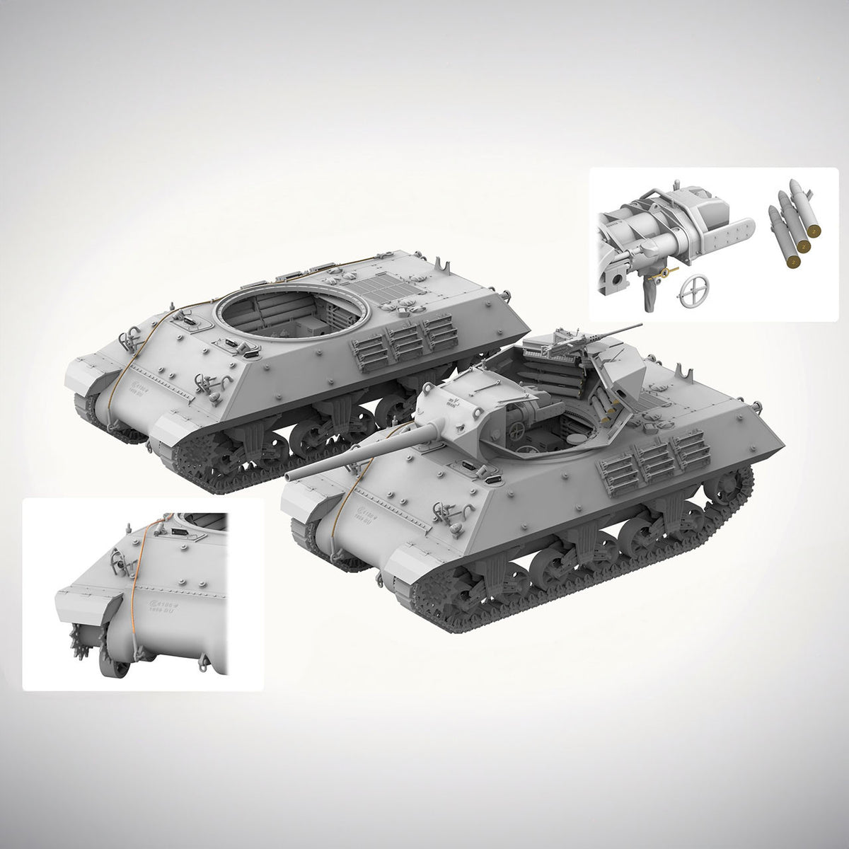 Andy's Hobby H x Takom 1/16 Scale US M10 Tank Destroyer with Full Body Figure - AHHQ-006
