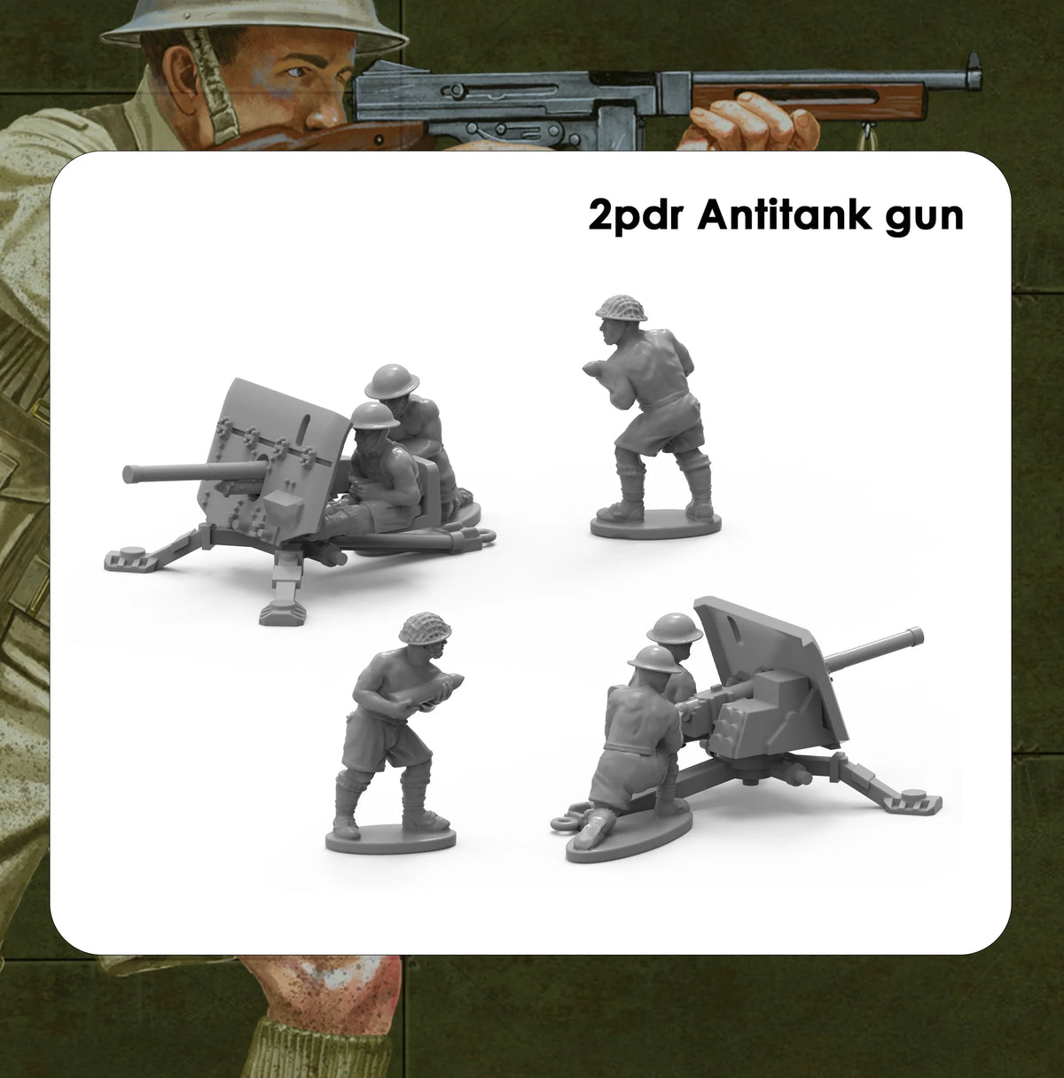 VICTRIX - 1:144/12 MM WW2 8th ARMY BRITISH INFANTRY VG12033