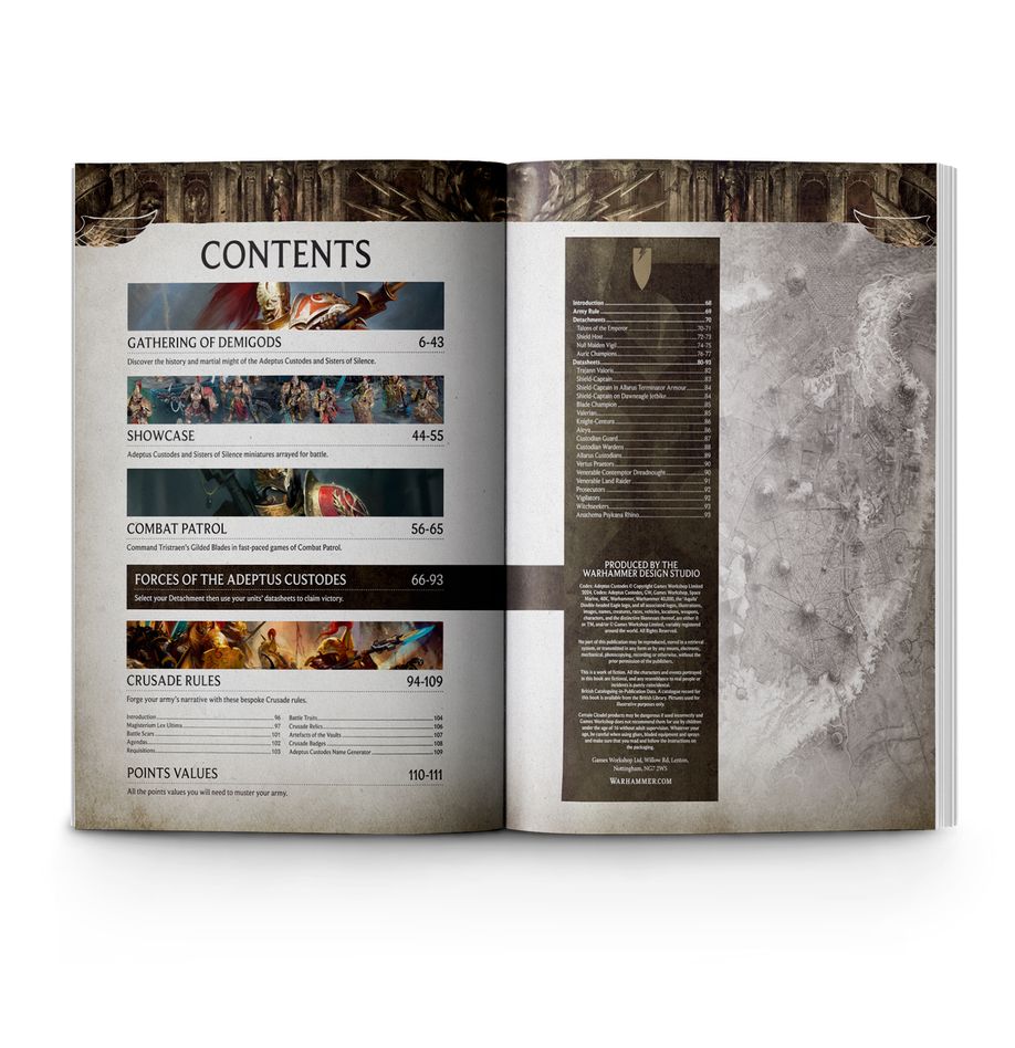 CODEX: ADEPTUS CUSTODES (ESPAÑOL)
