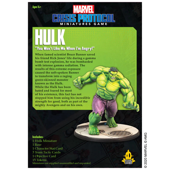 PROTOCOLE DE CRISE MARVEL : Hulk