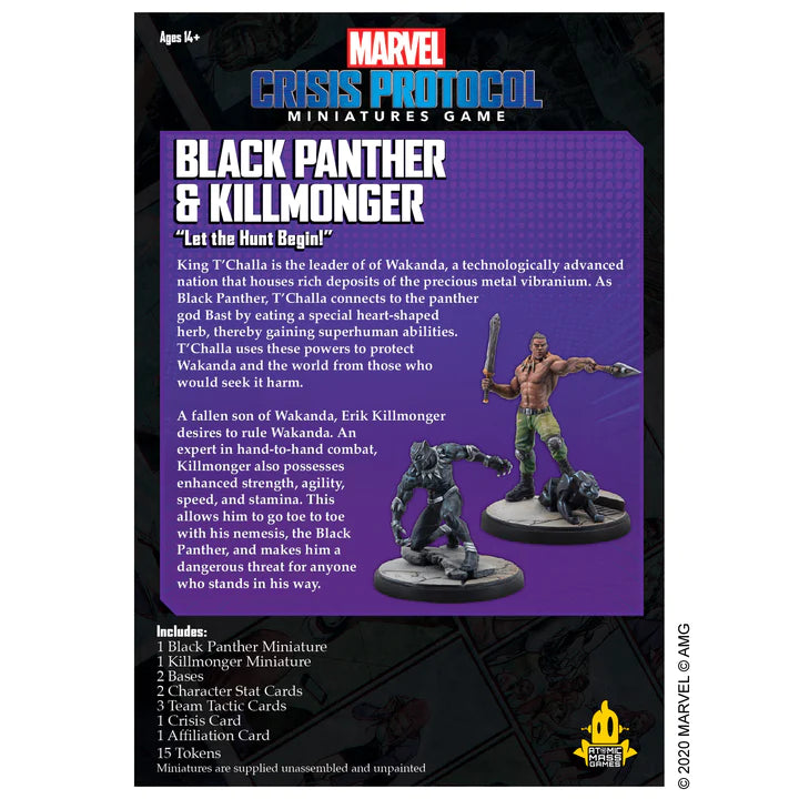 MARVEL CRISIS PROTOCOL: Black Panther & Killmonger
