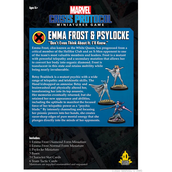 MARVEL CRISIS PROTOCOL: Emma Frost &amp; Psylocke