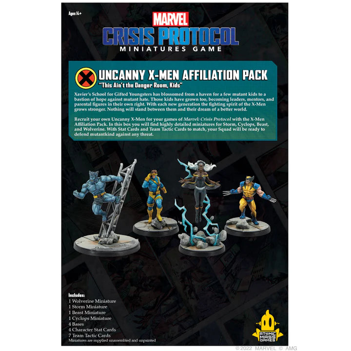 MARVEL CRISIS PROTOCOL : Pack d'affiliation Uncanny X-Men