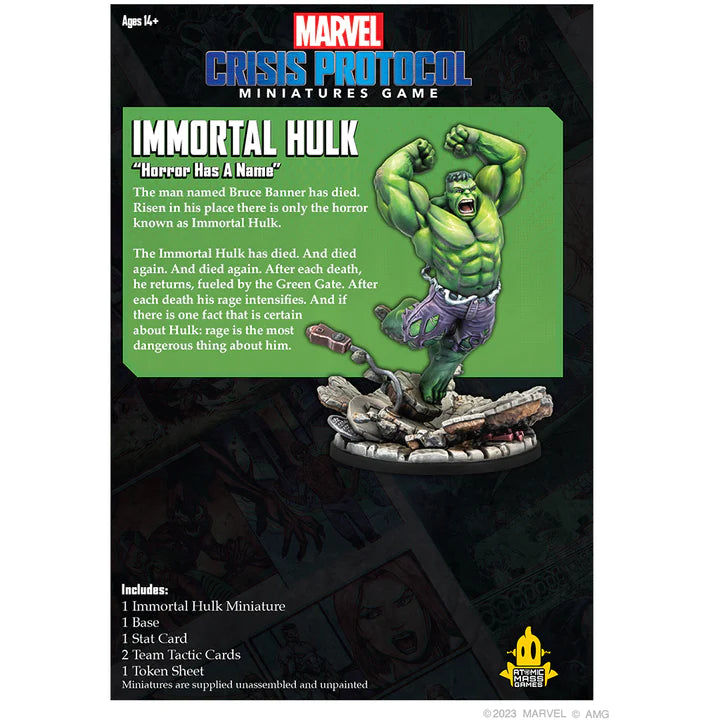 PROTOCOLE DE CRISE MARVEL : Immortel Hulk